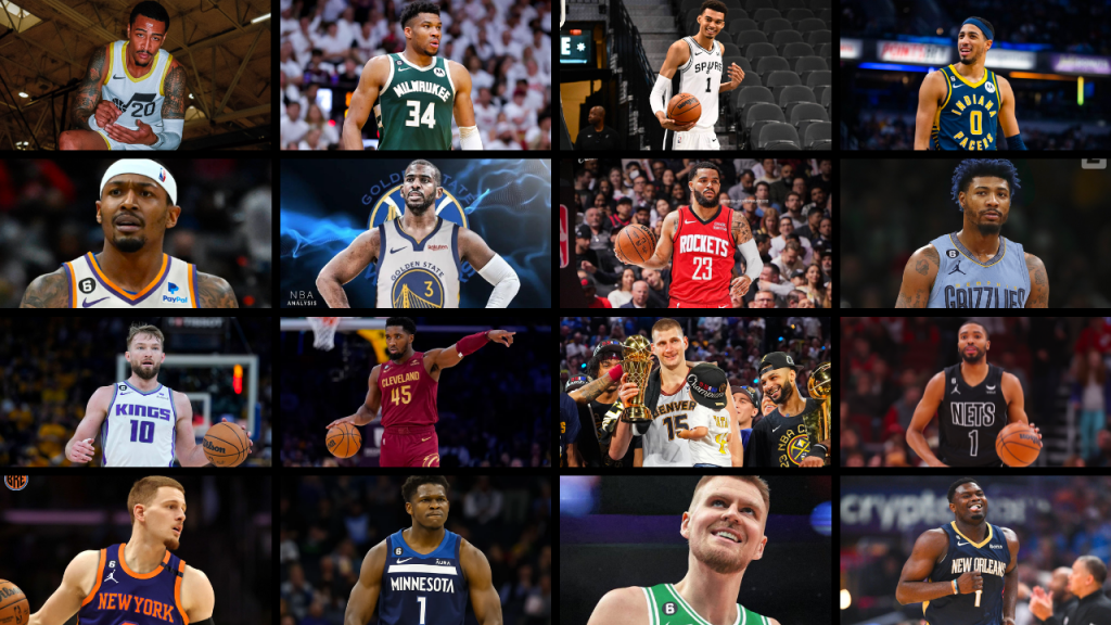 nba players collage